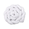 BraidedKnot bumper XXL Pillow- white