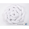 BraidedKnot bumper XXL Pillow- white