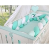 Braided bumper XXL Mint White