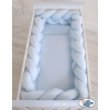 Knotted bumper 360cm XXL Pillow- blue