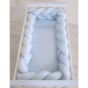 Knotted bumper 360cm XXL Pillow- blue