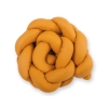 Braided Cushion Pillow Knot bumper- honey yellow