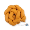 Braided Cushion Pillow Knot bumper- honey yellow