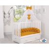 Braided Cushion Pillow Knot bumper- honey yellow