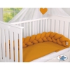Braided Cushion Pillow Knot bumper- honey yellow