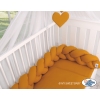 Braided Cushion Pillow Knot bumper- honey yellow