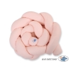 Braided Knot bumper- powder pink
