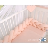 Braided Knot bumper- powder pink