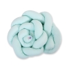 Braided Knotted Baby Crib/Cot Bumper- mint