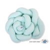 Braided Knotted Baby Crib/Cot Bumper- mint