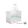 Braided Knotted Baby Crib/Cot Bumper- mint