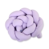 Braided Knotted bumper Decorative Knot Pillow - lilac
