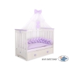 Braided Knotted bumper Decorative Knot Pillow - lilac