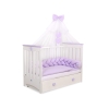 Braided Knotted bumper Decorative Knot Pillow - lilac