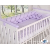Braided Knotted bumper Decorative Knot Pillow - lilac