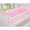Braided Knotted bumper- pink