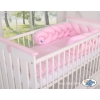 Braided Knotted bumper- pink