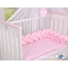 Braided Knotted bumper- pink