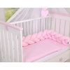 Braided Knotted bumper- pink