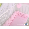 Braided Knotted bumper- pink