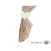 Brown Curtains for baby room- Bear with bow