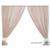 Brown Curtains for baby room- Bear with bow