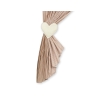 Brown Curtains for baby room- Bear with bow