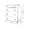 Chest of drawers Classic 6001
