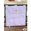 Cot tidy- Good night lilac