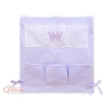 Cot tidy- Little Prince/Princess lilac