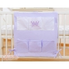 Cot tidy- Little Prince/Princess lilac