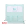 Cot tidy- Little Prince/Princess mint