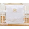 Cot tidy- Little Prince/Princess white