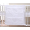 Cot tidy organiser - Hanging Hearts white