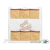 Cot tidy- Teddy Bear Barnaba brown