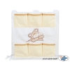 Cot tidy- Teddy Bear Barnaba cream