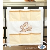 Cot tidy- Teddy Bear Barnaba cream