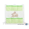 Cot tidy- Teddy Bear Barnaba green