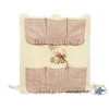 Cot tidy- Teddy Bear with bow brown