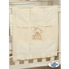 Cot tidy- Teddy Bear with bow cream