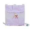 Cot tidy- Teddy Bear with bow lilac