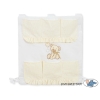 Cot tidy- Teddy Bear with bow white