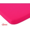 Cotton Baby Cot Sheet 140x70cm dark pink