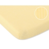 Cotton Baby Cot Sheet 140x70cm yellow stripes