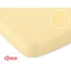Cotton Baby Cot Sheet 140x70cm yellow stripes
