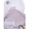 Cover set 4 pcs for Moses Basket/ Wicker crib Jasmine no. 2100-913 or 72100-913
