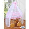 Cover set 4 pcs for Moses Basket/ Wicker crib no. 2107-119/72107-119