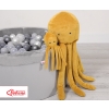 Cuddly octopus - honey yellow