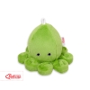 Cuddly octopus with rattle - green