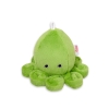 Cuddly octopus with rattle - green